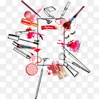 绘画 水彩画 化妆品-空若网 绘画 水彩画 化妆品-空若网