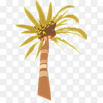 卡通 棕榈树 树-空若网 卡通 棕榈树 树-空若网