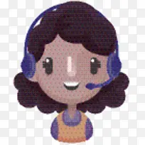 紫色 卡通 鼻子-空若网 紫色 卡通 鼻子-空若网