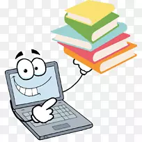 笔记本电脑卡通版税-免费剪贴画-教学-空若网 笔记本电脑卡通版税-免费剪贴画-教学-空若网