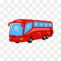 公交车 交通工具 卡通-空若网 公交车 交通工具 卡通-空若网