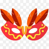 面具米蝴蝶橙色服装-空若网 面具米蝴蝶橙色服装-空若网