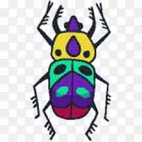 甲虫 头饰 紫色-空若网 甲虫 头饰 紫色-空若网