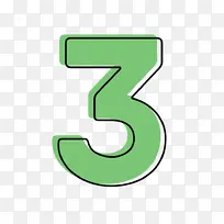 标志 数字 绿色-空若网 标志 数字 绿色-空若网