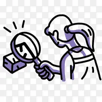 手指 卡通 线条-空若网 手指 卡通 线条-空若网