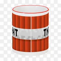 马克杯 计量器 橙色-空若网 马克杯 计量器 橙色-空若网