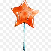 海星 橙色-空若网 海星 橙色-空若网