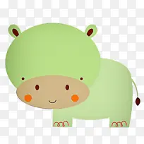 猪 绿色 鼻子-空若网 猪 绿色 鼻子-空若网