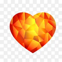 橙色 心形 黄色-空若网 橙色 心形 黄色-空若网