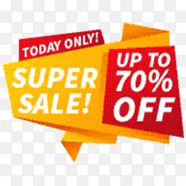 标志 横幅 黄色-空若网 标志 横幅 黄色-空若网