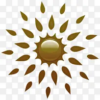 圆形 黄色 叶-空若网 圆形 黄色 叶-空若网