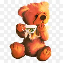 泰迪熊 橙色 卡通-空若网 泰迪熊 橙色 卡通-空若网
