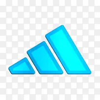 阿迪达斯图标 浅绿色 蓝色-空若网 阿迪达斯图标 浅绿色 蓝色-空若网