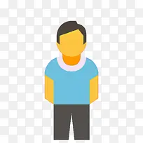 黄色 站立 卡通-空若网 黄色 站立 卡通-空若网