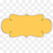 卡通 黄色 长方形-空若网 卡通 黄色 长方形-空若网