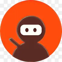 卡通 橙色 圆形-空若网 卡通 橙色 圆形-空若网