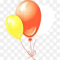 卡通 气球 橙色-空若网 卡通 气球 橙色-空若网
