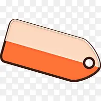 卡通 橙色 长方形-空若网 卡通 橙色 长方形-空若网