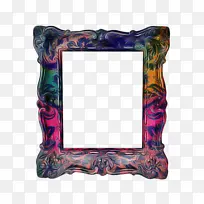 画框 长方形 紫色-空若网 画框 长方形 紫色-空若网