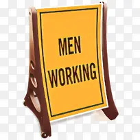 卡通 黄色 标牌-空若网 卡通 黄色 标牌-空若网