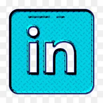 社交媒体图标 水蓝 绿松石-空若网 社交媒体图标 水蓝 绿松石-空若网