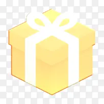 礼品图标 基本平面图标图标 黄色-空若网 礼品图标 基本平面图标图标 黄色-空若网