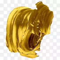 水彩画抽象艺术家.金色画笔-空若网 水彩画抽象艺术家.金色画笔-空若网