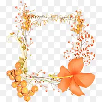 卡通 橙色 植物-空若网 卡通 橙色 植物-空若网