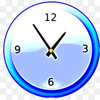蓝色 时钟 浅绿色-空若网 蓝色 时钟 浅绿色-空若网