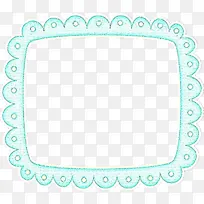 卡通 青色 长方形-空若网 卡通 青色 长方形-空若网