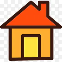 卡通 线条 房子-空若网 卡通 线条 房子-空若网