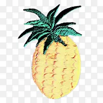 波普艺术 复古 菠萝-空若网 波普艺术 复古 菠萝-空若网