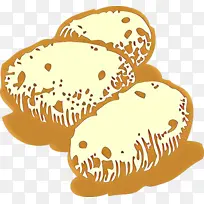 卡通 面包 食品-空若网 卡通 面包 食品-空若网