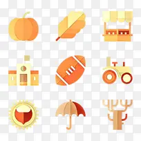 卡通 橙色 标志-空若网 卡通 橙色 标志-空若网