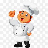 卡通 厨师 手指-空若网 卡通 厨师 手指-空若网