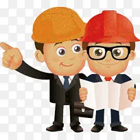 卡通 动画片 建筑工人-空若网 卡通 动画片 建筑工人-空若网