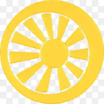 卡通 黄色 圆形-空若网 卡通 黄色 圆形-空若网