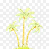 卡通 棕榈树 槟榔-空若网 卡通 棕榈树 槟榔-空若网