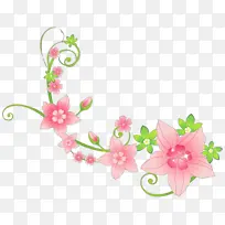 卡通 粉色 花朵-空若网 卡通 粉色 花朵-空若网