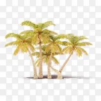 卡通 树 棕榈树-空若网 卡通 树 棕榈树-空若网