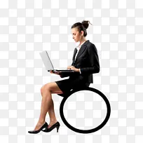 坐着 笔记本电脑 办公椅-空若网 坐着 笔记本电脑 办公椅-空若网