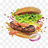 汉堡 食品 垃圾食品-空若网 汉堡 食品 垃圾食品-空若网