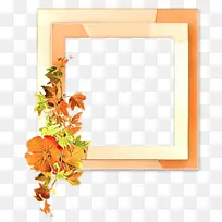 卡通 画框 橙色-空若网 卡通 画框 橙色-空若网