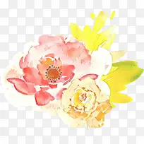 卡通 花卉 水彩画-空若网 卡通 花卉 水彩画-空若网