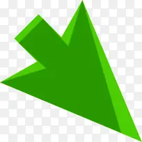 绿色 叶子 三角形-空若网 绿色 叶子 三角形-空若网