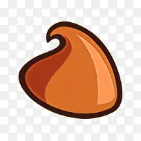 卡通 橙色 标志-空若网 卡通 橙色 标志-空若网