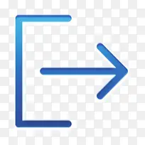 注销图标 蓝色 线条-空若网 注销图标 蓝色 线条-空若网