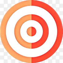 卡通 圆形 橙色-空若网 卡通 圆形 橙色-空若网