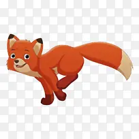 橙色 卡通 红狐-空若网 橙色 卡通 红狐-空若网