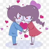 卡通 爱情 心-空若网 卡通 爱情 心-空若网